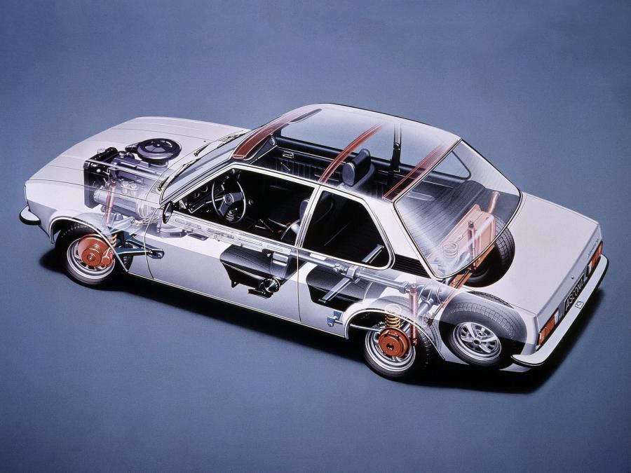 Схема Opel Ascona 2-Door (B) 1975 года  (фото 6 из 15)